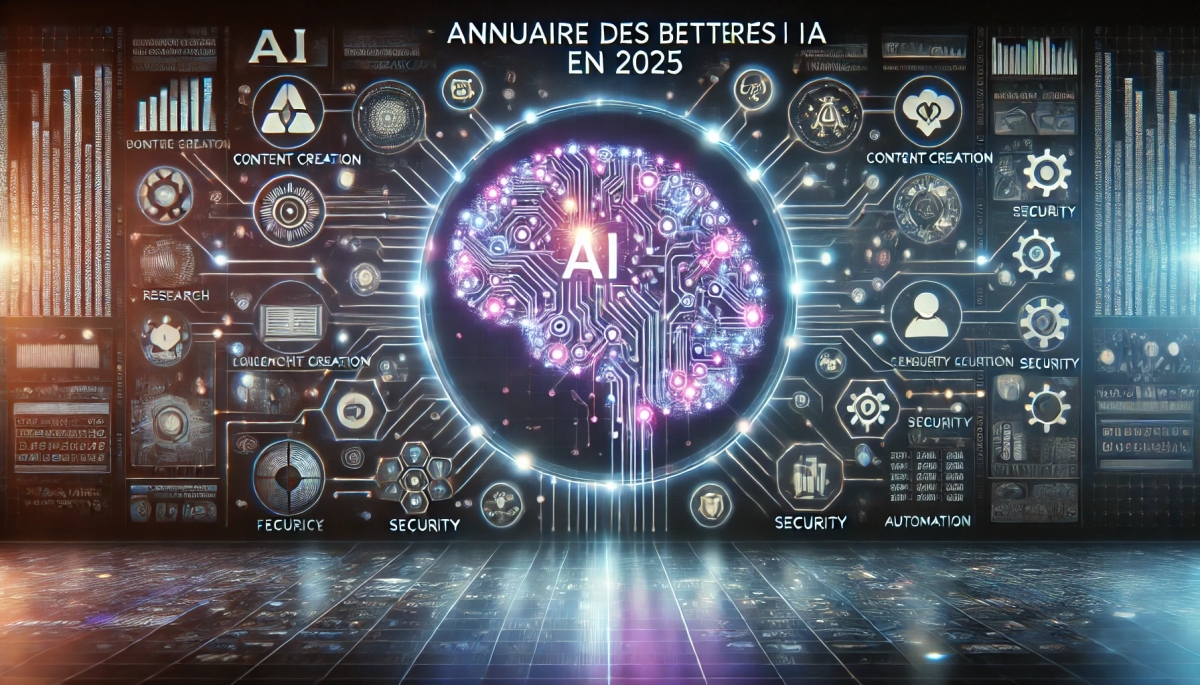 Annuaire IA 2025 : Trouvez l’outil qu’il vous faut en un clic